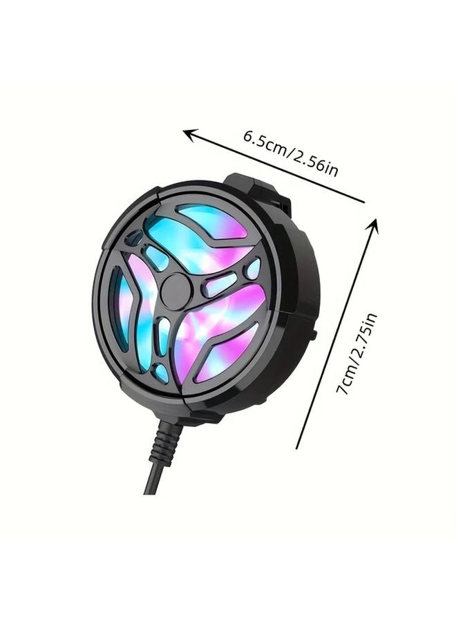 قم بتوصيل مروحة تبريد الهاتف المحمولة USB المحمولة الهادئة سريعة التبريد بدون حاجة إلى بطارية - Image 2